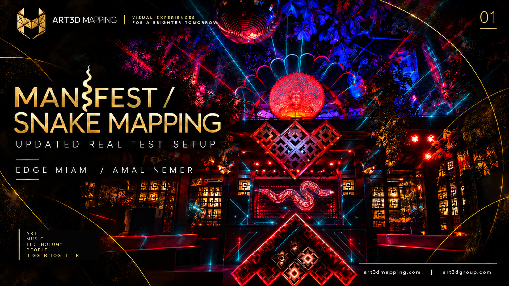 MANIFEST Snake Mapping approved cover, EDGE Miami